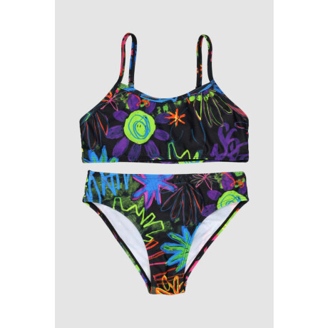 Bikini batik 6-18a Negro
