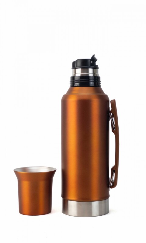 TERMO OMAN con tapa tipo mate BRONCE