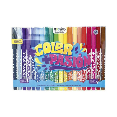 Marcadores Mooving Pasion x 20 Marcadores Mooving Pasion x 20