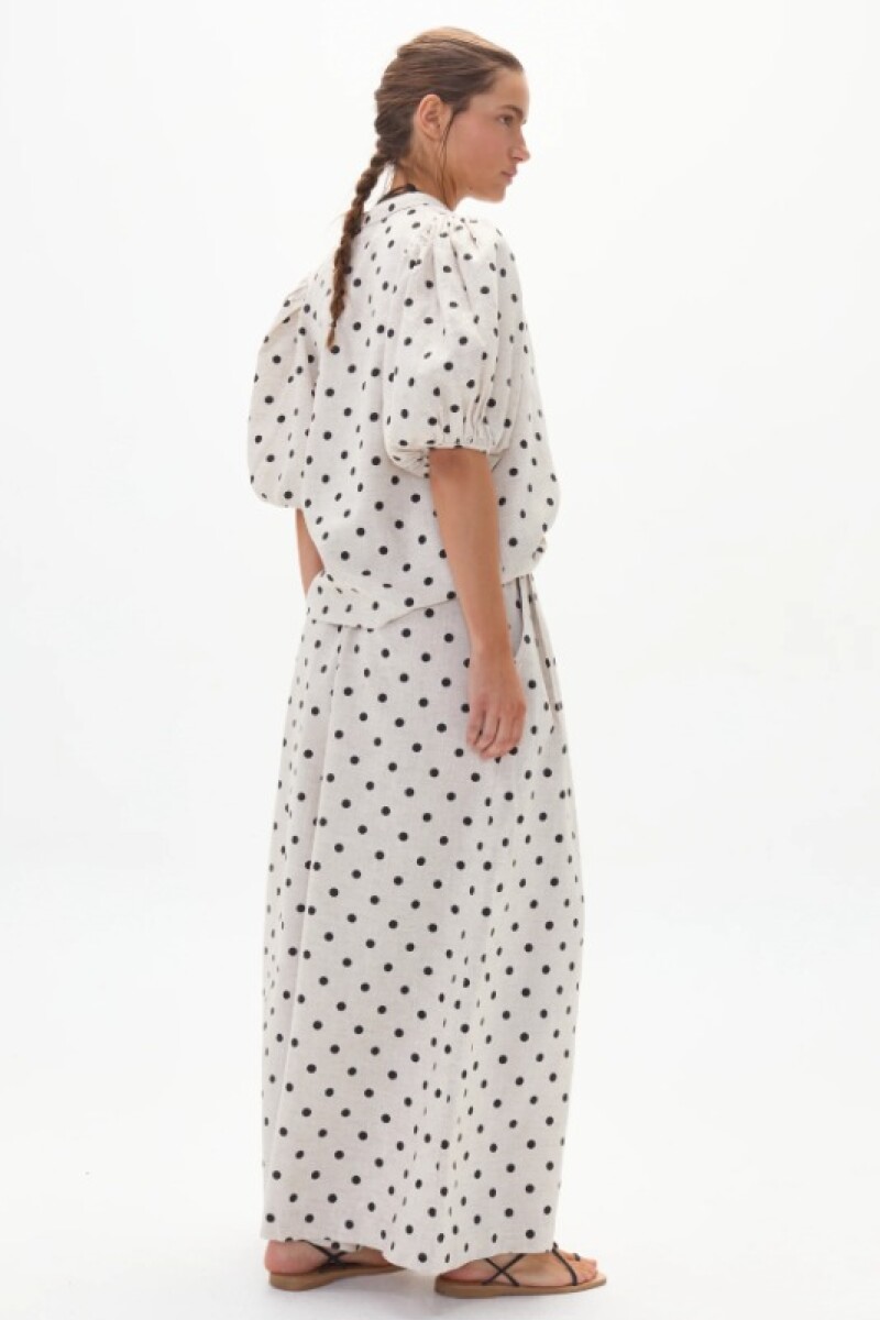 Bubble Linen Shirt Natural