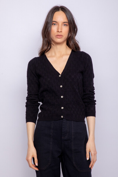 CARDIGAN FIGARI Negro