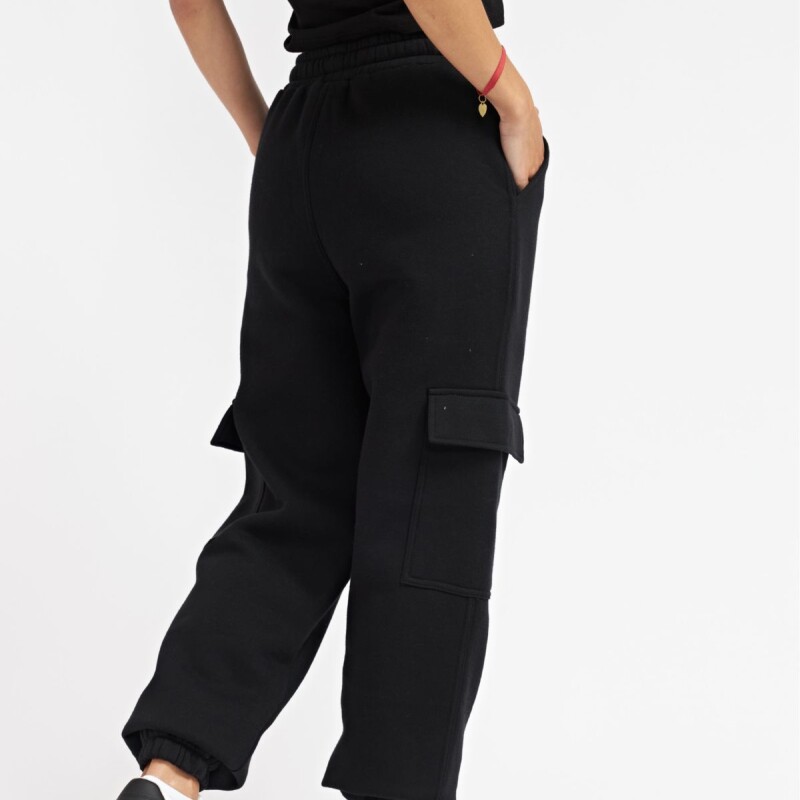 Babucha Dama Cargo N+ Negro