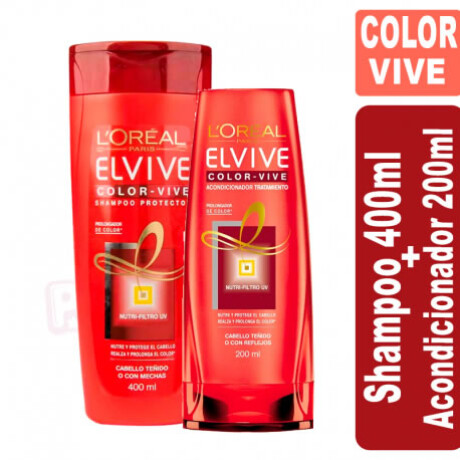 PACK ELVIVE COLOR VIVE SHAM 400ML + ACOND 200ML PACK ELVIVE COLOR VIVE SHAM 400ML + ACOND 200ML