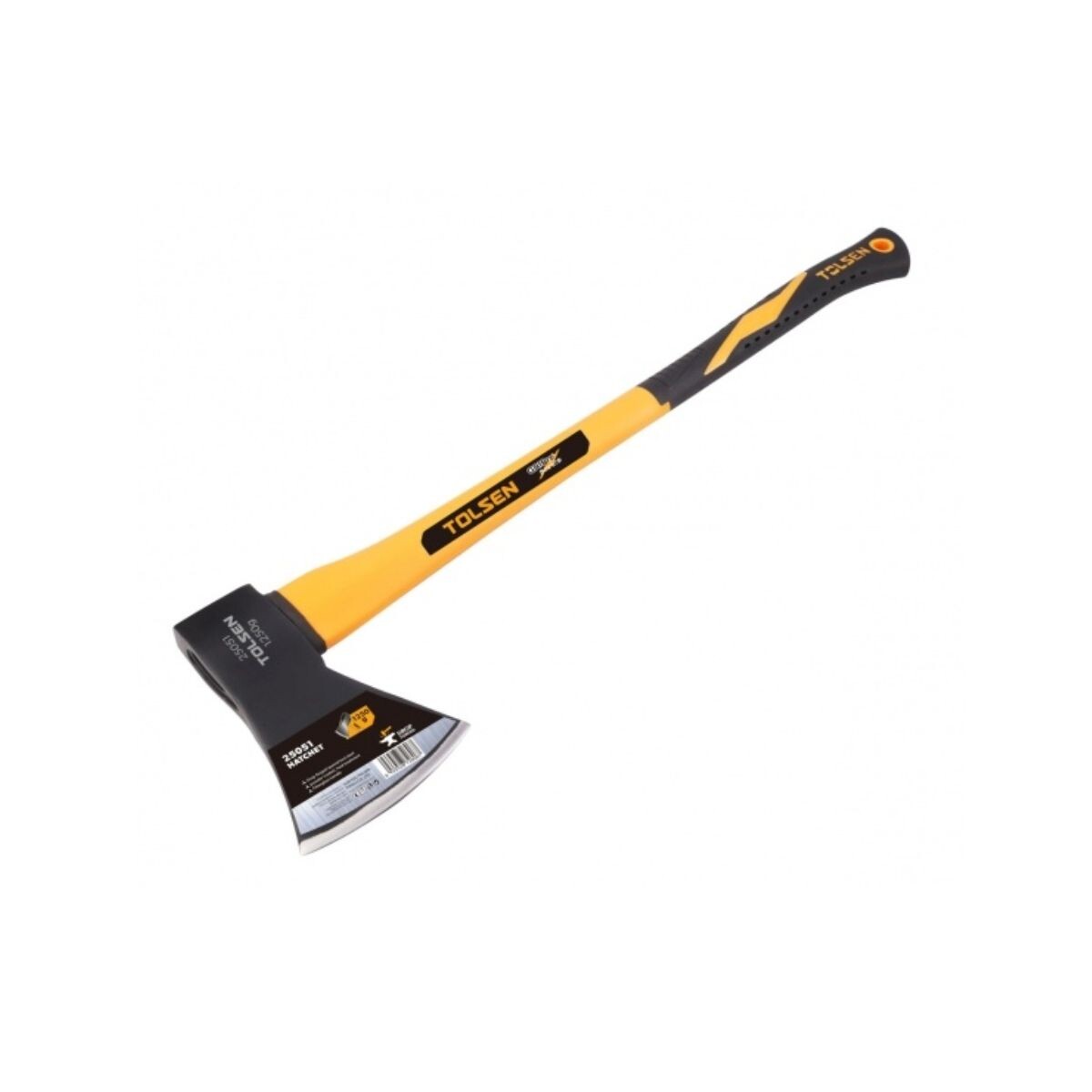 Hacha Cabo Fibra 1250g Tolsen 