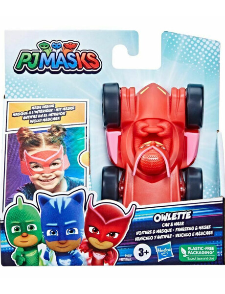 Vehículo y antifaz PJ Masks Hasbro Owlette