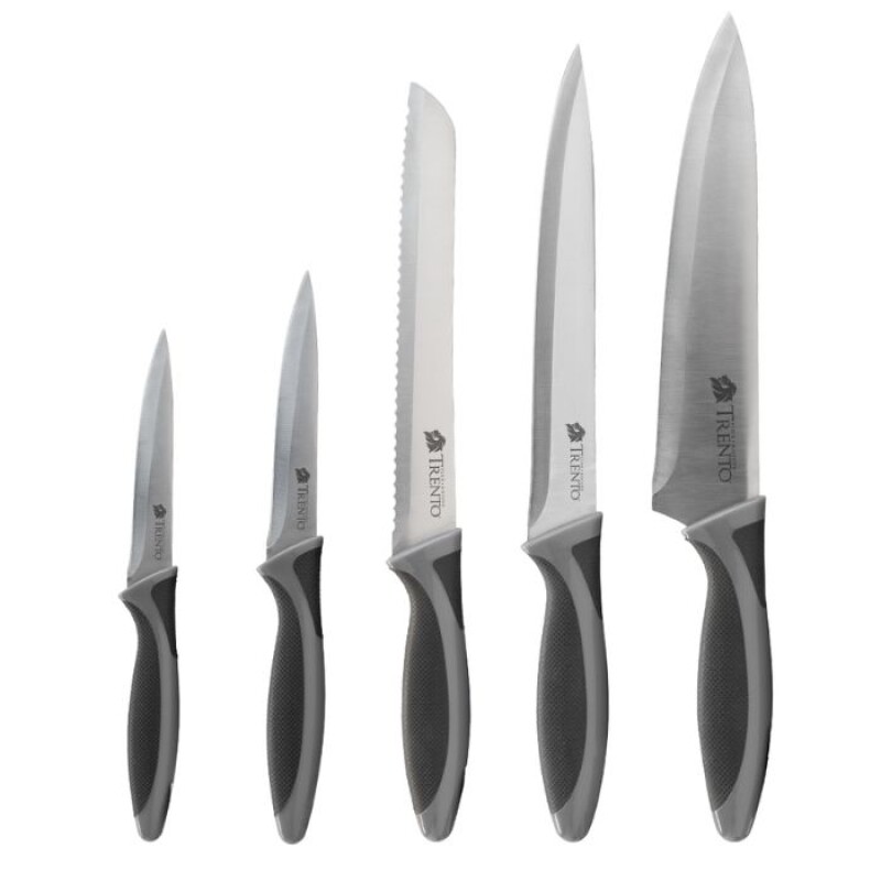 Set Cuchillos Cocina Trento Essential 5 Piezas Acero Inoxidable Set Cuchillos Cocina Trento Essential 5 Piezas Acero Inoxidable