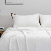 CUBRECAMA BAMBOO MUSLIN BLANCO - 1 PLAZA