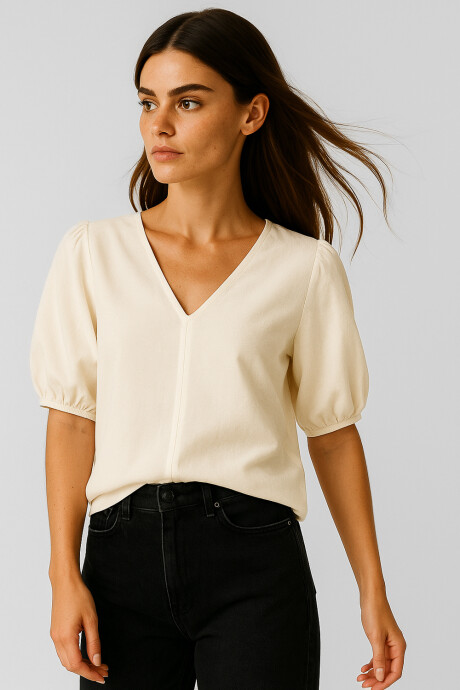 Blusa Zaphra Marfil / Off White
