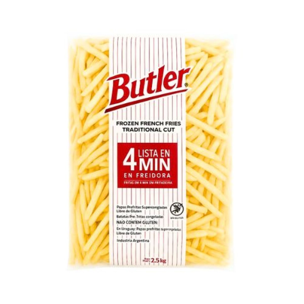 Papas Fritas Corte fino Butler - 2,25 kg 