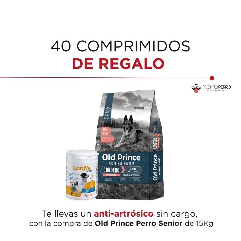 PROMO Old Prince Novel Cordero Senior 15 kgs + Confis 40 comprimidos de Obsequio! PROMO Old Prince Novel Cordero Senior 15 kgs + Confis 40 comprimidos de Obsequio!