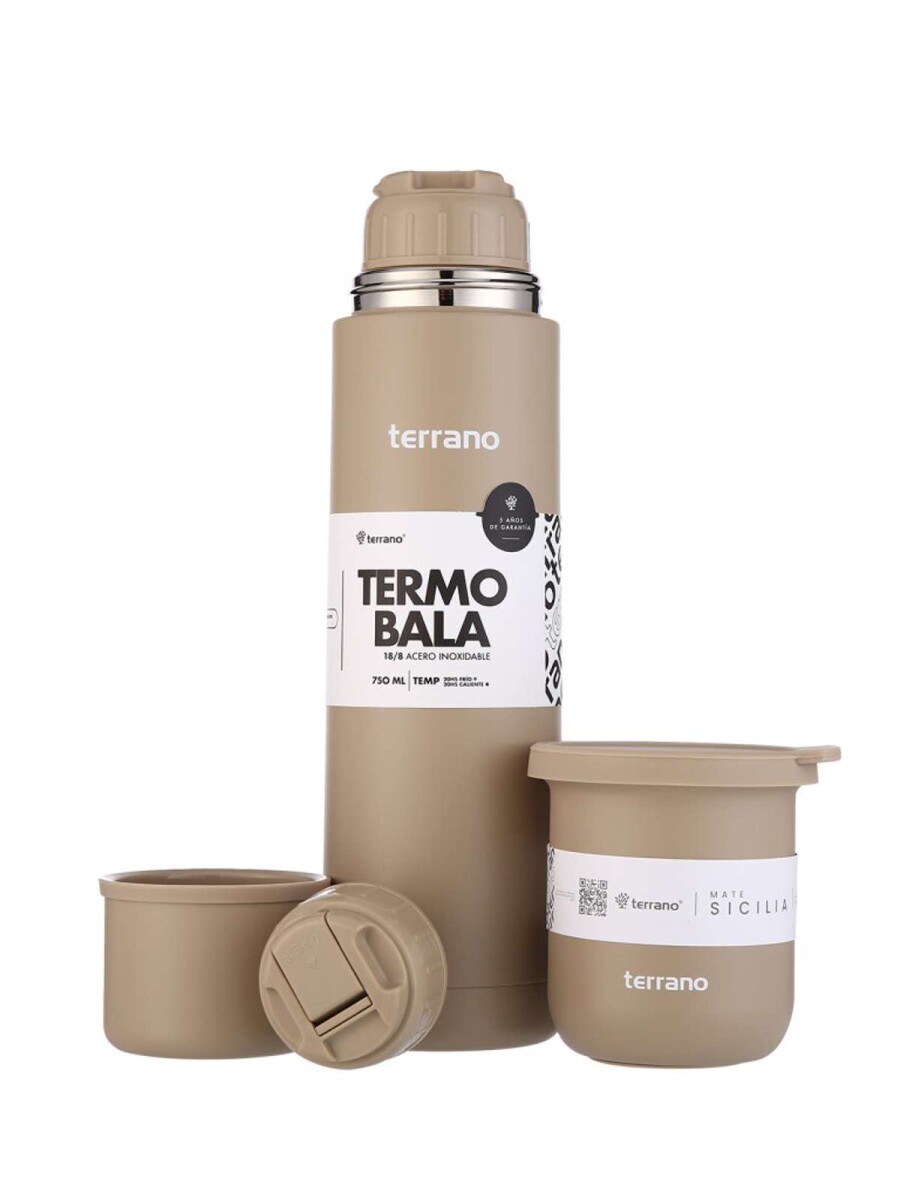 Kit Acero Bala - 750Ml + Mate Sicilia - Arena 