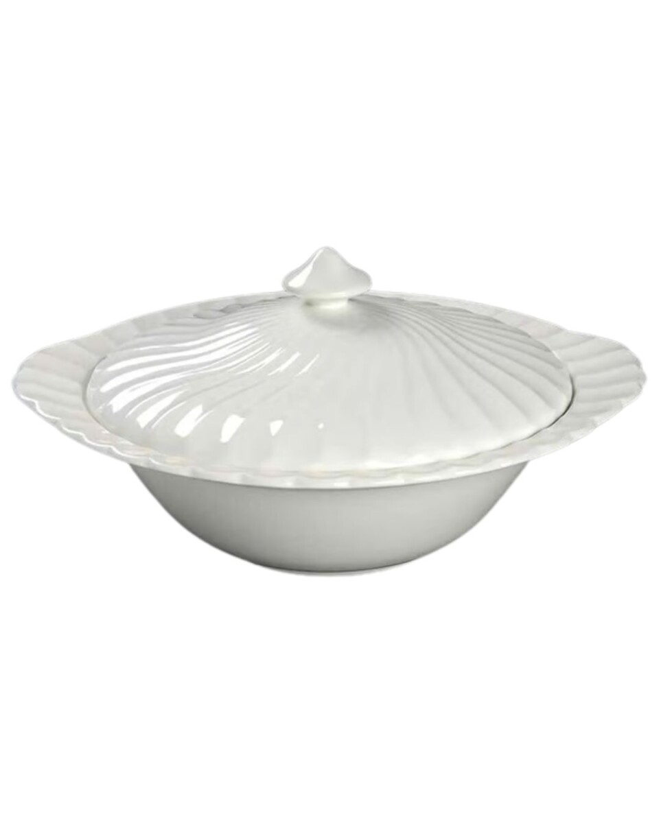 Sopera de ceramica con tapa 