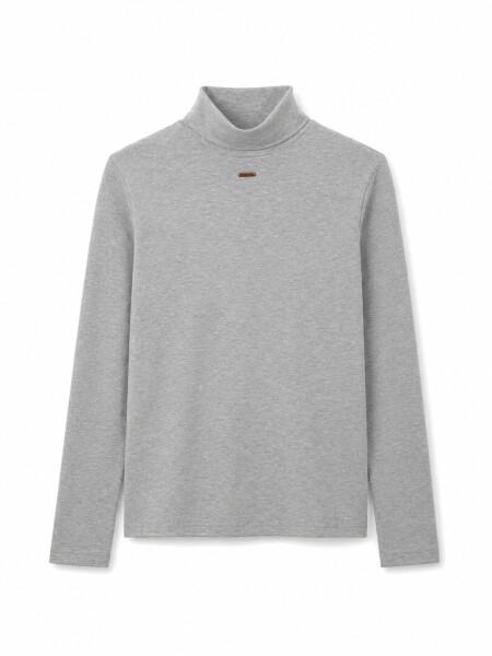 POLERA NAZARETH GRIS MELANGE M
