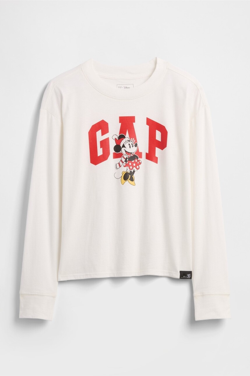 Remera Disney Niña Sp Dis Fam Wht Te Sp25
