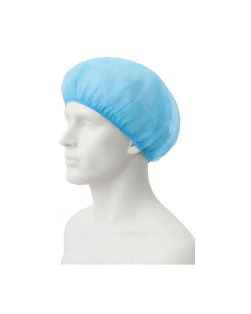Cofia Gorra Descartable Pack X 100 Unidades - Celestes 