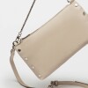 Cartera al Hombro Moss En Cuero Liso Satinado Natural