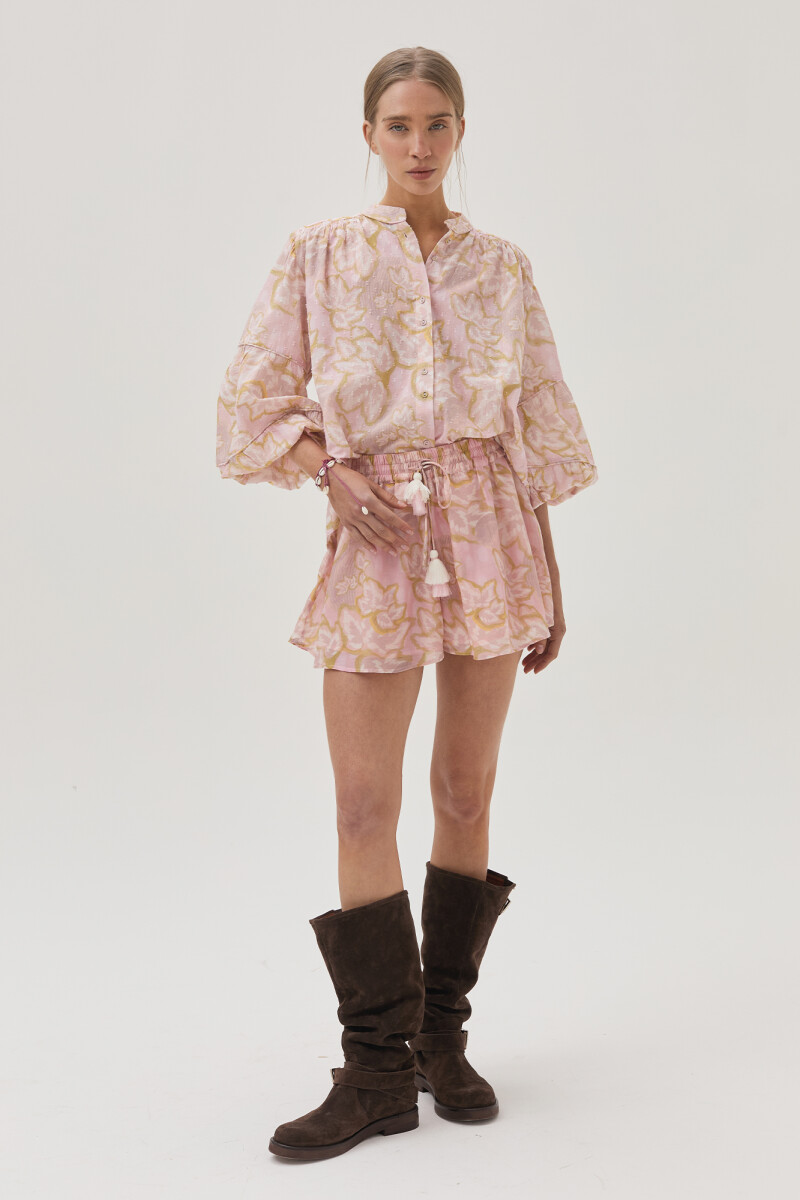 Camisa Gardenia Rosa Claro