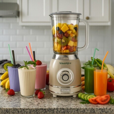 Licuadora Beige retro Ariete Glass 583 Licuadora Beige retro Ariete Glass 583