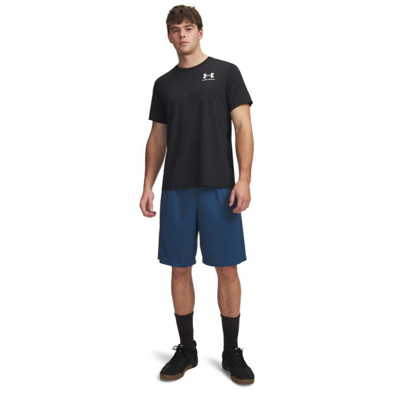 UA TECH GRAPHIC SHORT-GRN BLU-498