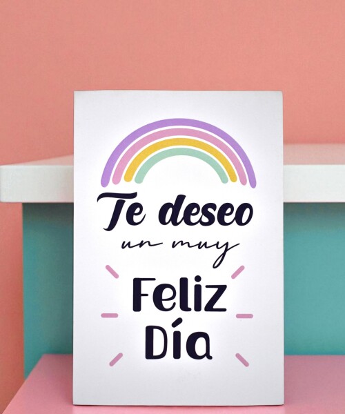 Tarjeta feliz día 10x15 DISEÑO 5