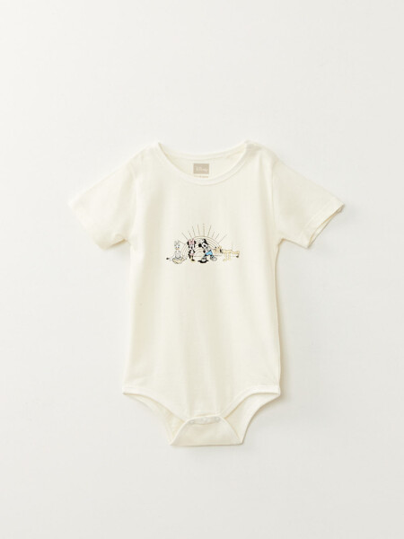 Body manga corta estampa Disney Personajes Crudo