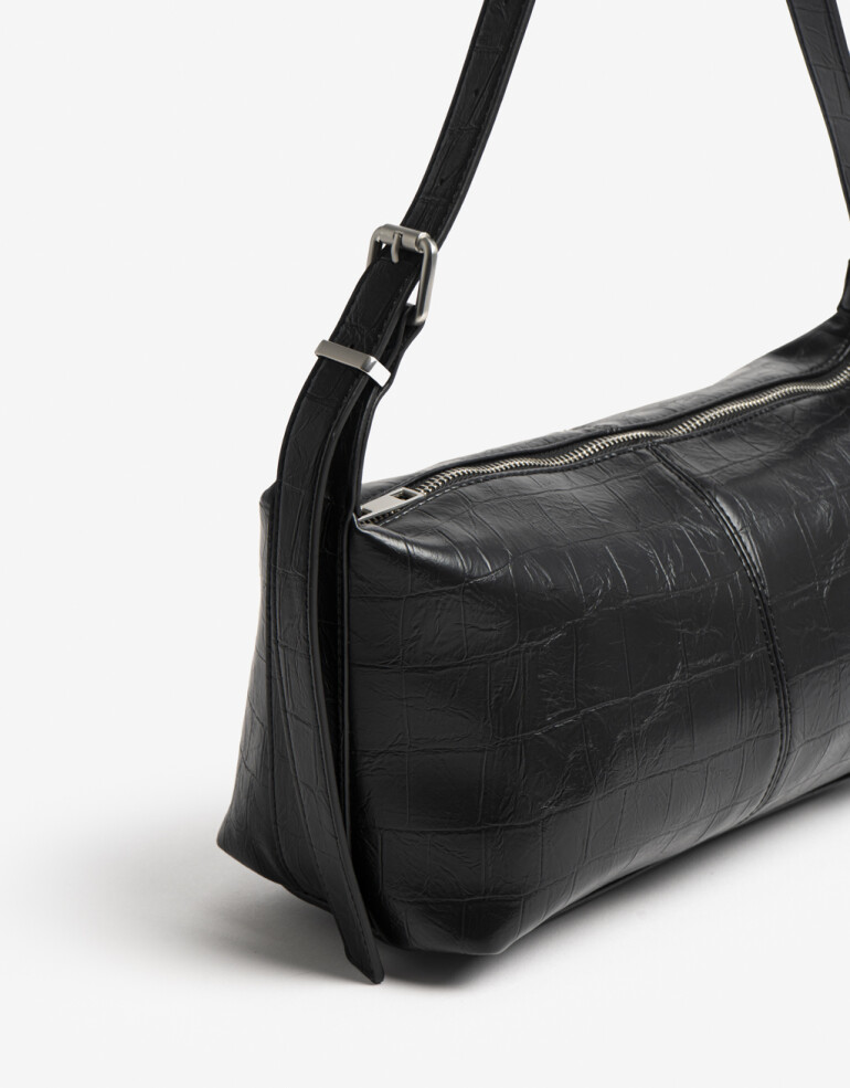 City City Con Detalle De Hebilla. - Negro