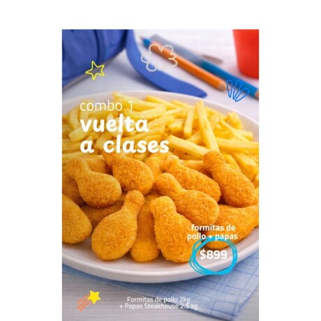 VUELTA A CLASES - PACK PEQUES - RINDE APROX 20 COMIDAS INFANTILES VUELTA A CLASES - PACK PEQUES - RINDE APROX 20 COMIDAS INFANTILES