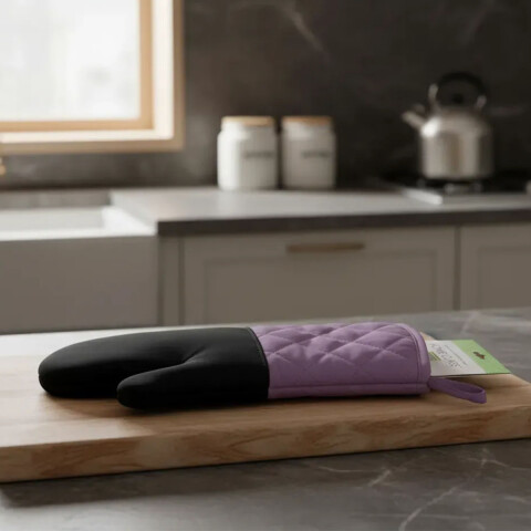 Manopla Neopreno Home Class NEGRO/LILA