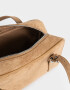 Bandoleras Cartera Bowling Suede Camel - Marron Camel