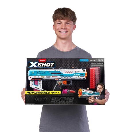 Lanzador X-Shot Pro Fury Con 40 Dardos Con Un Cargador Ub 001