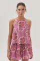 Short Lirio Rosa