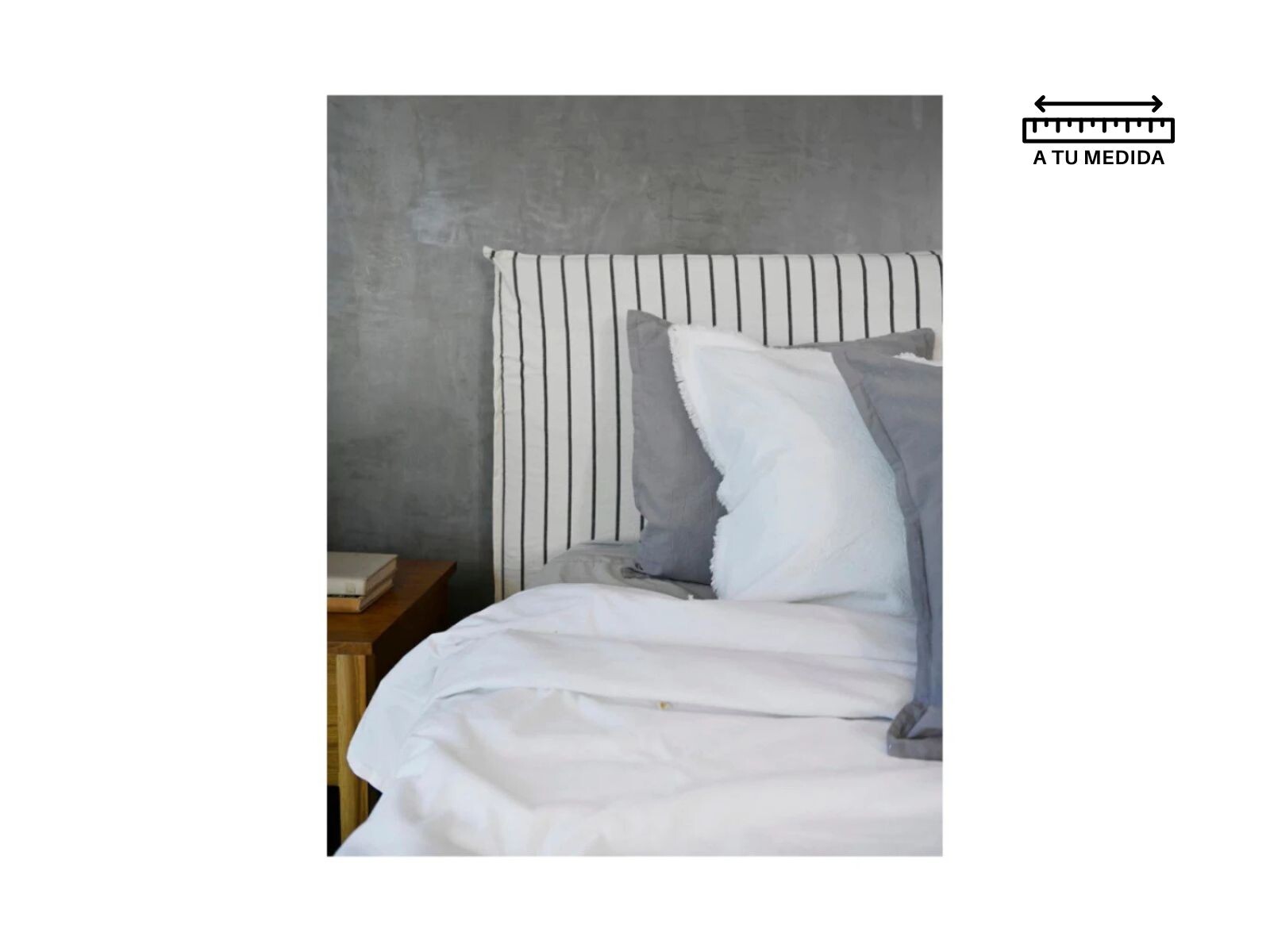 Respaldo tapizado con FUNDA 