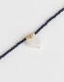 Collares Cortos Beach Collar Corto De Mostacillas Y Dije - Dorado