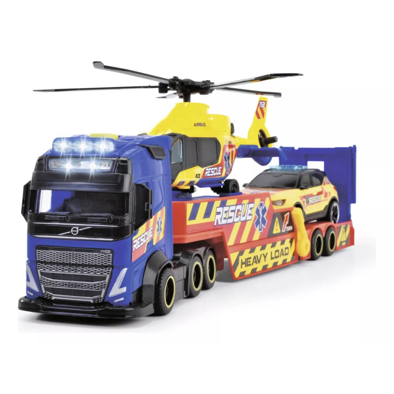 Dickie - Rescue Transporter Volvo Transportador, 40 Cm Dickie - Rescue Transporter Volvo Transportador, 40 Cm