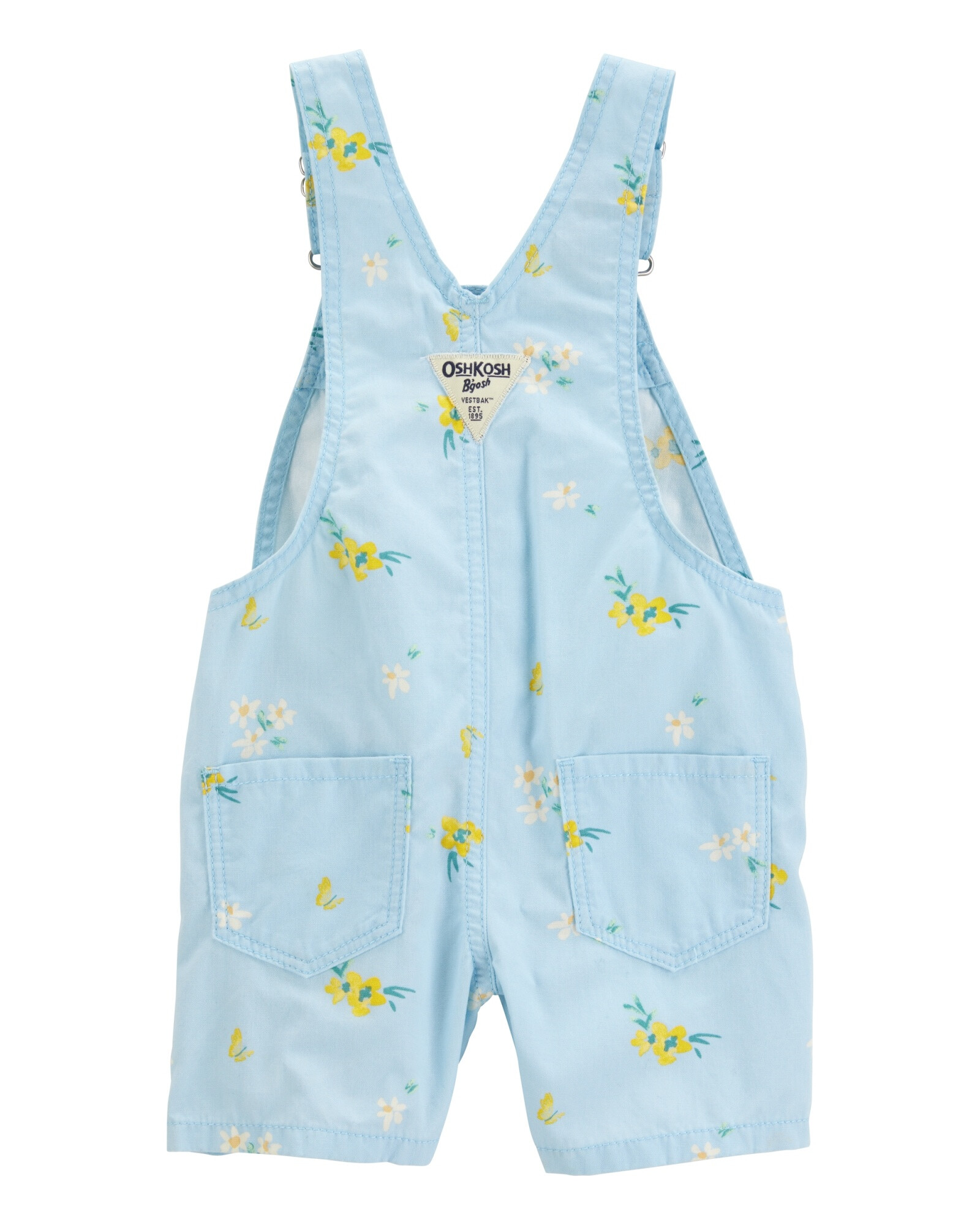 Enterito corto de algodón, diseño floral Enterito corto de algodón, diseño floral