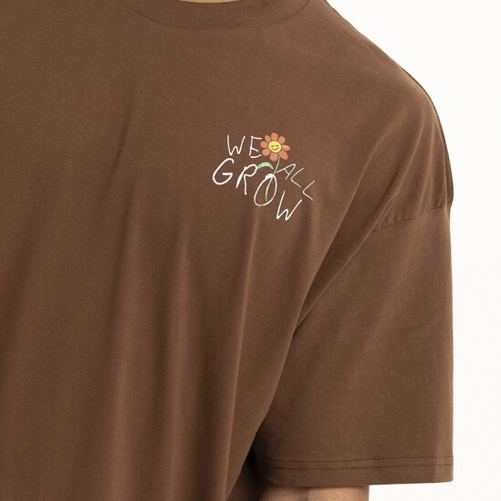 Remera Pulau Lunita Marrón