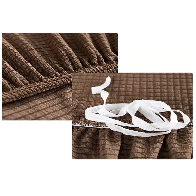 Funda cubre sofá elástica 2 cuerpos MARRON