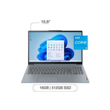 Notebook LENOVO IP Slim 3 15.6' FHD 512GB / 16GB RAM I5-12450H W11 Notebook LENOVO IP Slim 3 15.6' FHD 512GB / 16GB RAM I5-12450H W11