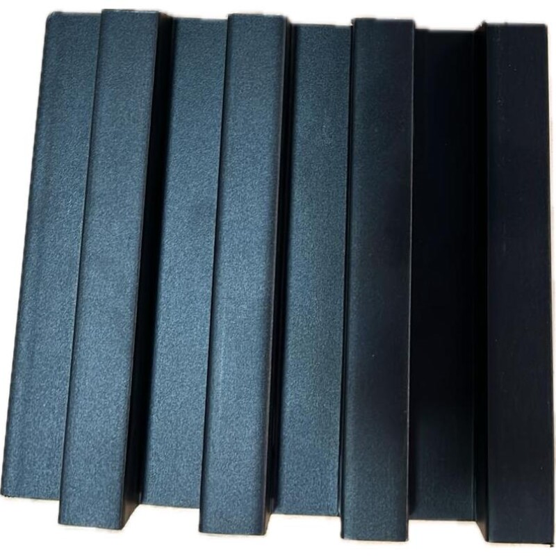 Panel ranurado WPC negro Panel ranurado WPC negro