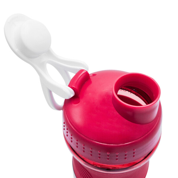 Caramañola Botella Deportiva Mezcladora Shaker Calidad Variante Color Rojo