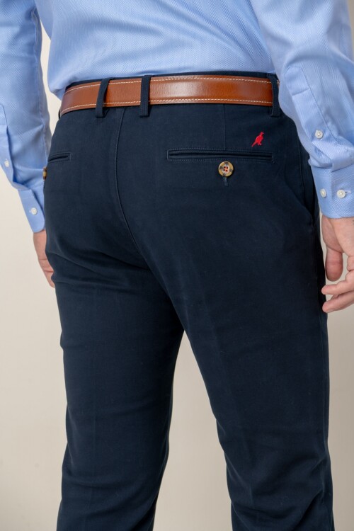 Pantalón Cotton Twill Azul marino