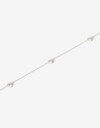Collares Cortos Metal Collar Corto De Acero Con Corazones - Plateado
