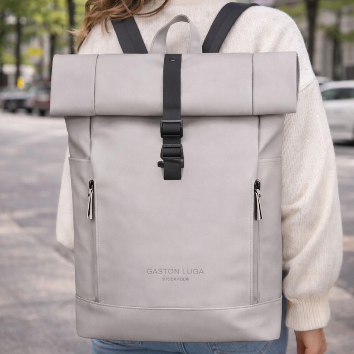 MOCHILA RULLEN GRIS 16 GASTON LUGA 