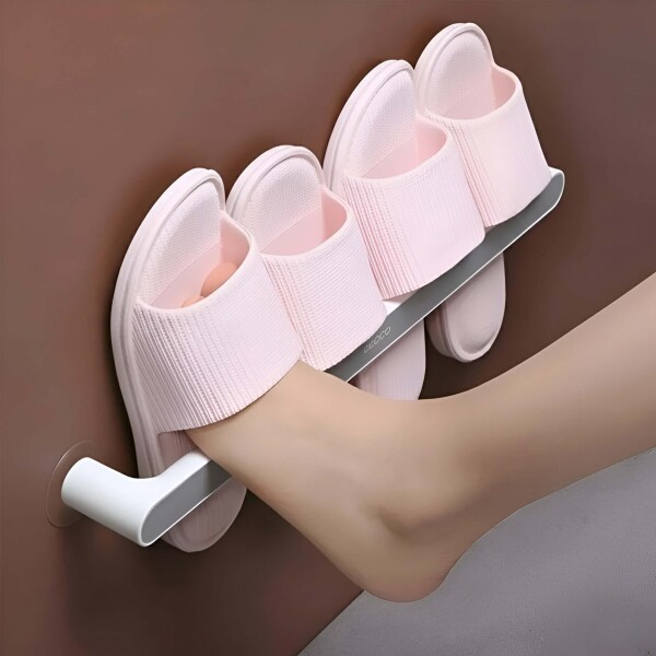 Barra Organizador Calzado Toallero Multifuncion Grande Variante Blanco Grande