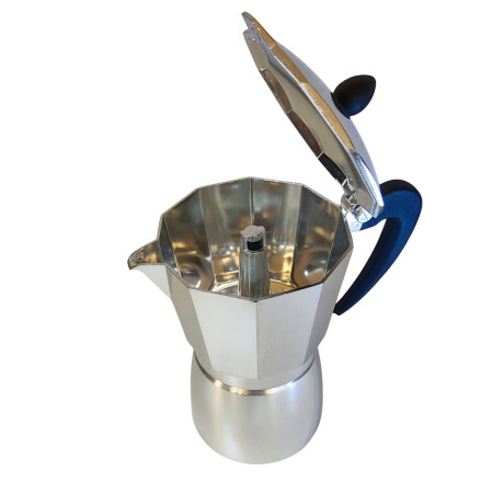 Cafetera Italiana en Aluminio 9 tazas Plateado