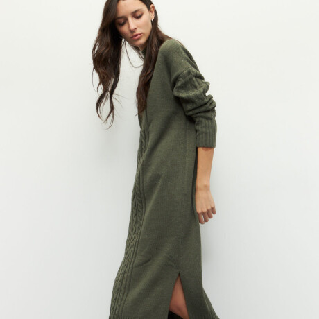 VESTIDO JEX Verde Oscuro