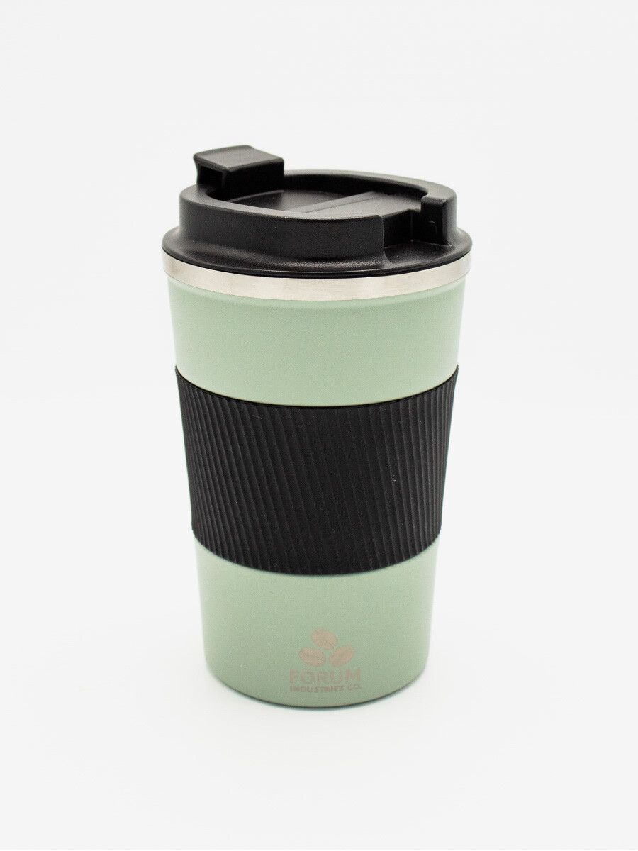 Vaso Térmico P/Café C/Tapa Antivuelco 380ml - Verde 