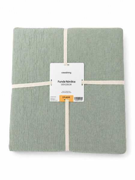 FUNDA NORDICA 2 PLAZAS VERDE