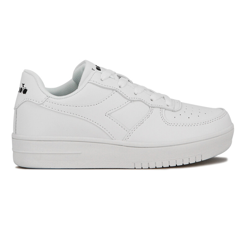 Championes Casuales Mujer Diadora Spitfire Blanco-Blanco