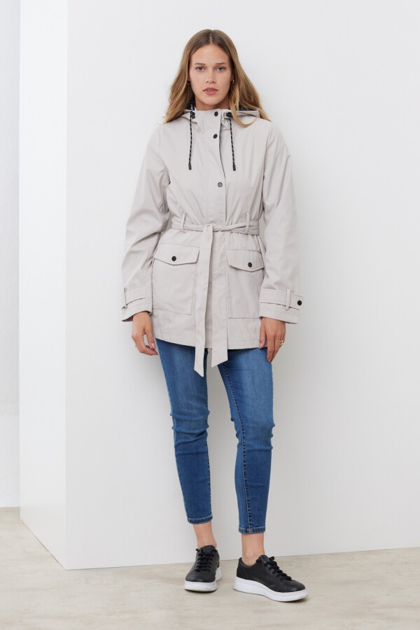 Gabardina Impermeable BEIGE